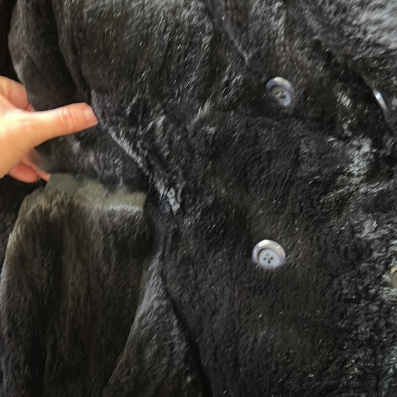 Genuine Rabbit fur coat - Picture 3 of 6